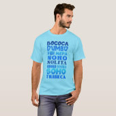 New York City Acronyms T-shirt (Voorkant volledig)