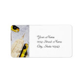 New York City adreslabel sjabloon Etiket (Voorkant)