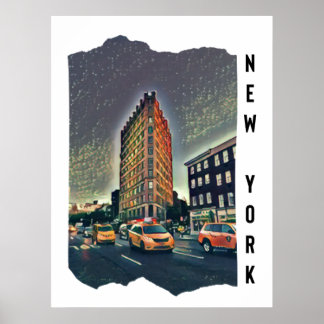 New York City Aesthethetische fotokunst Poster