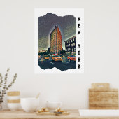 New York City Aesthethetische fotokunst Poster (Keuken)