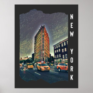 New York City Aesthethetische fotokunst Poster