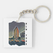 New York City Aesthethetische fotokunst Sleutelhanger (Achterkant)
