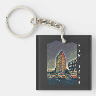 New York City Aesthethetische fotokunst Sleutelhanger