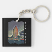 New York City Aesthethetische fotokunst Sleutelhanger (Achterkant)
