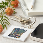 New York City Aesthethetische fotokunst Sleutelhanger (Voorkant Rechts)