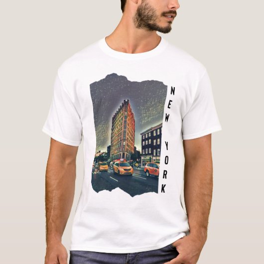New York City Aesthethetische fotokunst T-shirt (Voorkant)