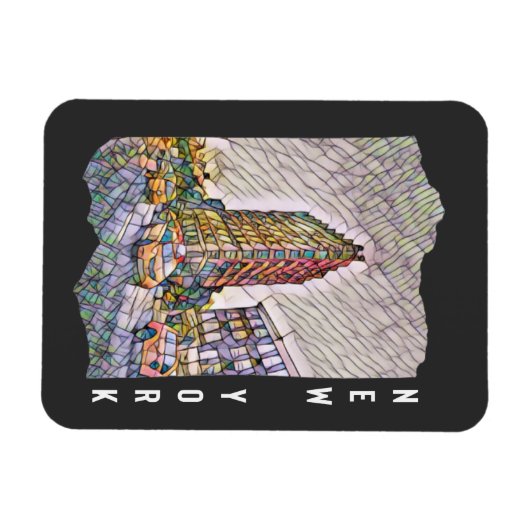 New York City Aesthetische mozaïekkunst Magneet (Horizontaal)