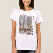 New York City Aesthetische mozaïekkunst T-shirt (Voorkant)
