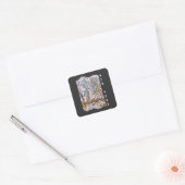 New York City Aesthetische mozaïekkunst Vierkante Sticker (Envelop)