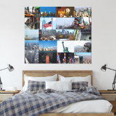 New York City - Alle foto's! Canvas Afdruk (Insitu (Slaapkamer))