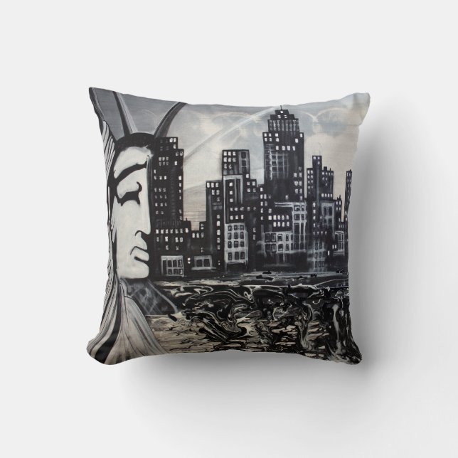 New York City American MoJo Pillow Kussen (Voorkant)
