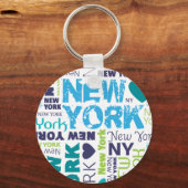 New York City american souvernir sleutelhanger (Voorkant)