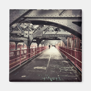 New York City Architecture - Williamsburg Bridge Magneet