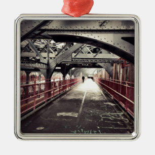 New York City Architecture - Williamsburg Bridge Metalen Ornament