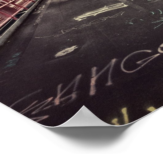 New York City Architecture - Williamsburg Bridge Poster (Hoek)