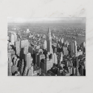  New York City Art Deco Skyscraper Briefkaart