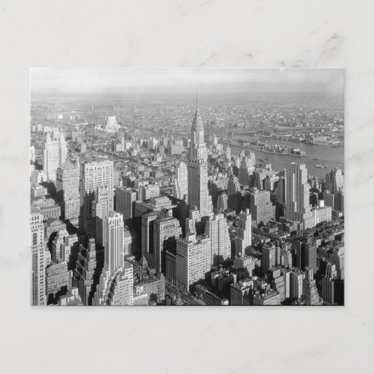 New York City Art Deco Skyscraper Briefkaart (Voorkant)