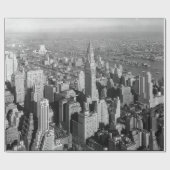 New York City Art Deco Skyscraper Cadeaupapier (Vlak)