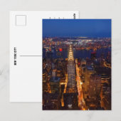 New York City at dusk - Crysler Bulding  Briefkaart (Voorkant / Achterkant)