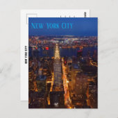New York City at dusk - Crysler Bulding Briefkaart (Voorkant / Achterkant)