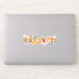 New York City Autumn Sticker