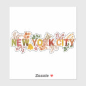 New York City Autumn Sticker (Vel)