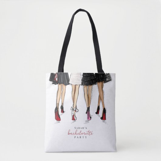 New York City Bachelorette Mode Custom Tote Bag (Voorkant)