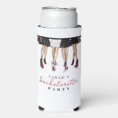 New York City Bachelorette Mode Seltzer Blikjeskoeler (Seltzer Voorkant)