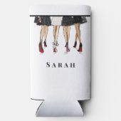 New York City Bachelorette Mode Seltzer Blikjeskoeler (Achterkant)