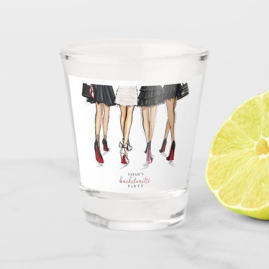 New York City Bachelorette Mode Shot Glas (Voorkant)