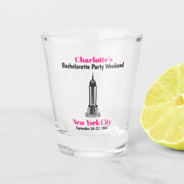 New York City Bachelorette Party Favor Girls Trip Shot Glas