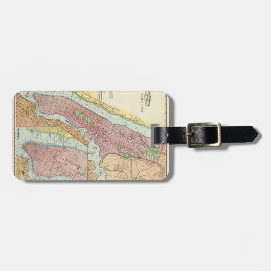 New York City. Bagagelabel (Voorkant horizontaal)