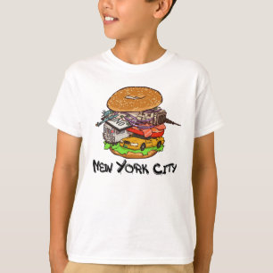 New York City Bagel met Alles NYC T-shirt