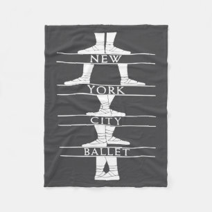 New York City Ballet Klik  Fleece Deken