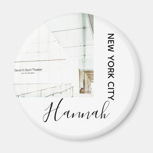 New York City Ballet Personalized Magneet (Voorkant)