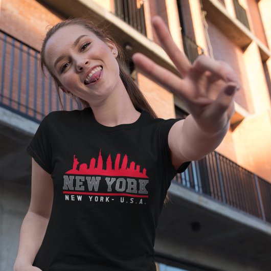 New York City Beautiful Skyline T-shirt