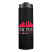 New York City Beautiful Skyline Thermosbeker (Voorkant)