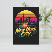 New York City Bedankkaart (Staand voorkant)