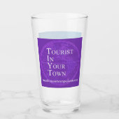 New York City Beer Pint Glass Tumbler (Voorkant)