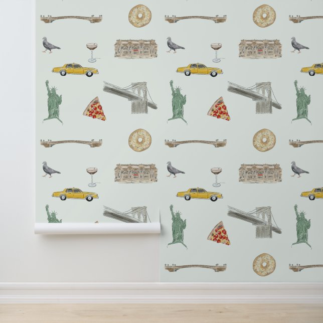 New York City Behang (Applicatie)