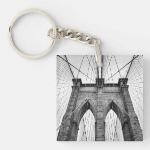 New-York City Beroemde Brooklyn Bridge Sleutelhanger