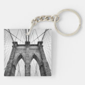 New-York City Beroemde Brooklyn Bridge Sleutelhanger (Achterkant)