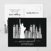 New York City Bewegende Aankondiging Briefkaart (Voorkant / Achterkant)