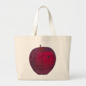 New York City big apple blend afbeelding Grote Tote Bag (Voorkant)
