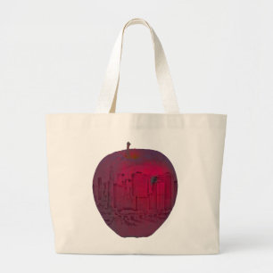 New York City big apple blend afbeelding Grote Tote Bag
