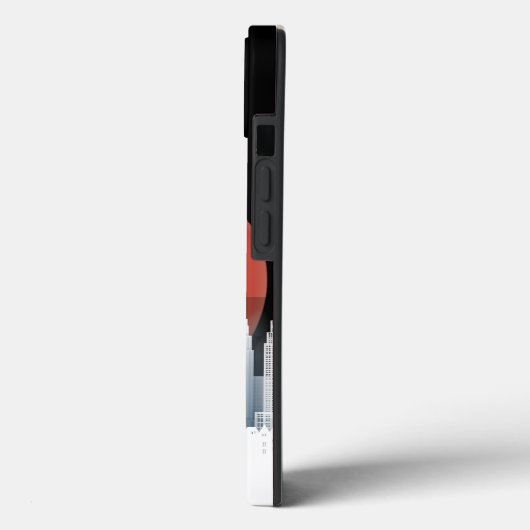 New York City Big Apple met Monogram Case-Mate iPhone Case (Achterkant / Links)