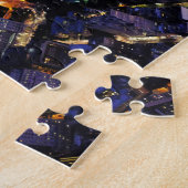 New York City Big Apple Night Creative Legpuzzel (Zijkant)