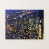 New York City Big Apple Night Creative Legpuzzel (Horizontaal)