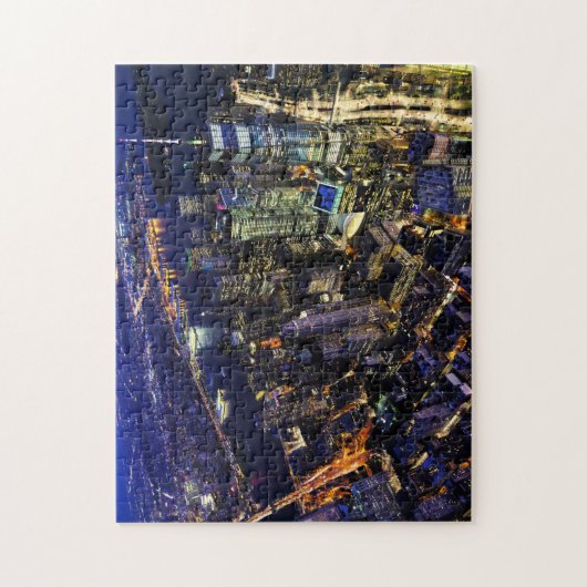 New York City Big Apple Night Creative Legpuzzel (Verticaal)