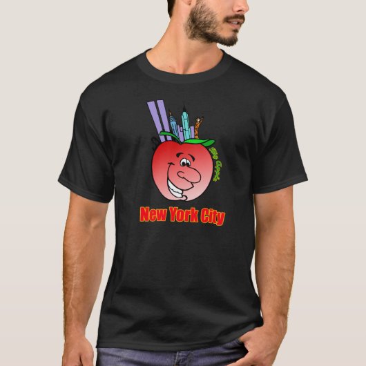 New York City Big Apple T-shirt (Voorkant)